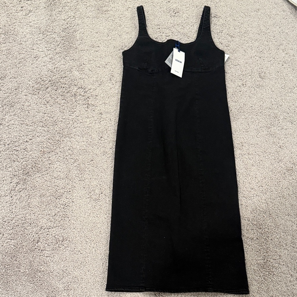 Love Tree Black Midi Dress